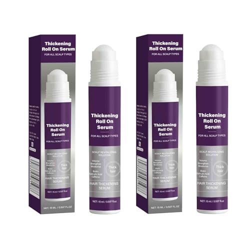 2PCS Roll On Hair Growth Serum for