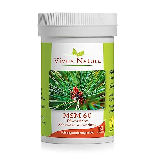 Vivus Natura MSM 60 capsules de soufre végétal 60 pièces