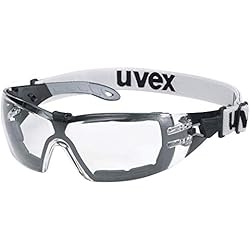 Gafas Protectoras Bolle Uvex Gafas de seguridad Pheos Guard - Supravision Extreme - Transparente/Negro-Gris