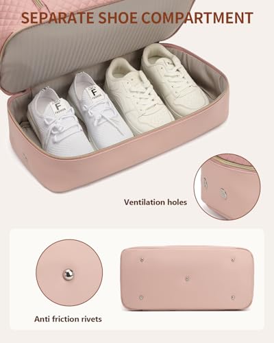 CLOKARS Weekender Bag with Shoe Compartment