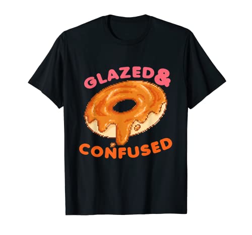Regalo divertido glaseado y confuso para Donut Lover Camiseta