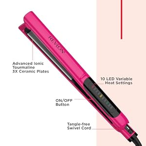 Revlon Smooth Brilliance Ceramic Hair Flat Iron | Smooth Glide and Ultra-Sleek Sylas, (1 in) — photo 5 of 5