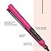 REVLON Ceramic Coated 1 Inch Flat Iron - Hair Straightener Helps Fight Frizz & Enhances Shine for Sleek Styles or Loose Waves, Travel Ready Flat Iron