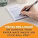 BIC Round Stic Xtra Life Assorted Ink Ballpoint Pens, Medium Point (1.0mm), 60-Count Pack of Bulk Pens, Flexible Round Barrel for Comfortable Writing, No. 1 Selling Ballpoint Pens (Pack of 2)