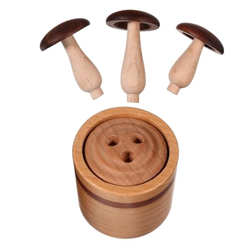 Difusor aromático eléctrico mini de madera forma hongo