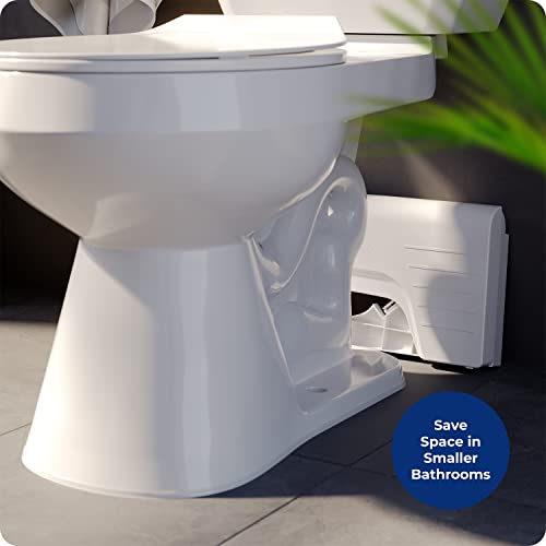 Squatty Potty Fold N Stow Compact Foldable Toilet Stool, White, 7", 1 Lb #TOP6