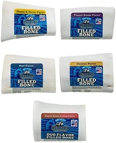 Redbarn Small Filled Bones (5 Bones - 5 Flavors)