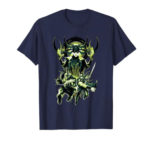 Marvel Thor Ragnarok Hela Hulk & Thor T-Shirt