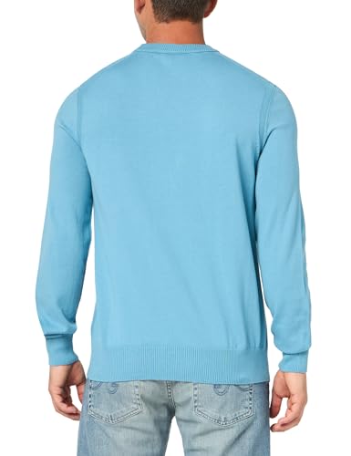 BOSS Men's Cotton Blend Small Logo V-Neck Sweater2