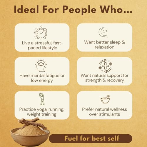 Image of Earthen Story Certified Organic Ashwagandha Root Powder (200g) | Lab Tested for 190+ Pesticides | Indian Ginseng Root-Only Adaptogen for Stress, Sleep & Strength | Vegan, Non-GMO