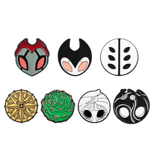 Fantasy Insect World Enamel Pin Set – 7PCS Alloy Badges Inspired by Adventure Symbols and Guardians – Collector Lapel Pins for Fans and Gift Lovers