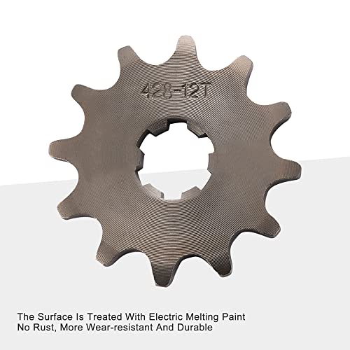 Goofit 17Mm Front Sprocket 428-12T For 50Cc 70Cc 110Cc 125Cc 140Cc 160Cc Motorcycle Atv Dirt Bike (428-12T) #TOP3