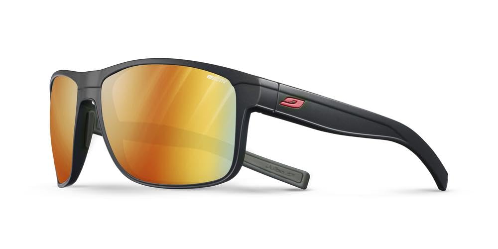 Julbo Renegade męskie okulary przeciwsłoneczne, czarny/czerwony, jeden rozmiar