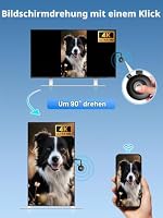 2026 Wireless HDMI Display Dongle 4K, AirPlay Adapte Support DLNA, Miracast – Ansicht 5