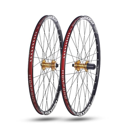 24/26/27.5/29'' Bike Wheelset Alu Alloy Dual Wall Rims Front And Rear Thru-Axle Wheels Sealed Bearing Disc Brake Hubs For 7-11 Speed Cassette