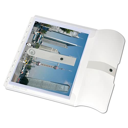 Herlitz Dokumententasche easy orga to go 11292935, A4, transparent farblos, Polypropylen (PP), Druckknopfverschluss 4008110462721 Herlit