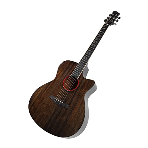 Pack de démarrage pour guitare folk pour débutant, forte puissance de pénétration, longue durée de vie, belle texture, guitare acoustique, palissandre indien, miroir amélioré(Couleur rétro) - Les Beatles, Paul McCartney, John Lennon, RIngo Starr, George Harrison Pack de démarrage pour guitare folk pour débutant, forte puissance de pénétration, longue durée de vie, belle texture, guitare acoustique, palissandre indien, miroir amélioré(Couleur rétro)