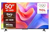 TCL 50PF650K 50-inch 4K Ultra HD, HDR TV, Smart LED Fire TV (Dolby Vision, Dolby Atmos, DTS, HDR 10, Alexa built-in, Airplay2, Miracast)