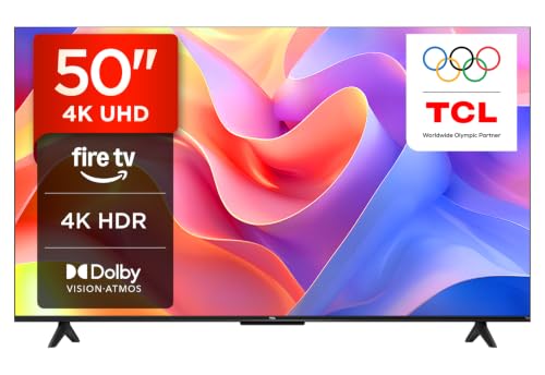 TCL 50PF650K 50-inch 4K Ultra HD HDR TV Smart LED Fire TV (Dolby Vision Dolby Atmos DTS HDR 10 Alexa built-in Airplay2 Miracast)