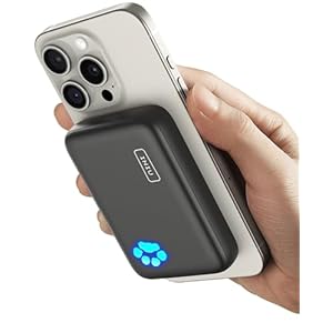 INIU Magsafe Powerbank, 10000mAh 20W Magnetische Externe Batterie, USB C in&Out Wireless Powerbank Schnellaufladung für iPhone 15/15 Plus/15 Pro/15 Pro Max, iPhone 14/13/12 Series und Mag Safe Case