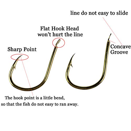 QualyQualy-Angelhaken-Kohlenstoffstahl-Scharf-Haken-Angelhaken-Set-mit-Kunststoff-Box-3-12-500-Stueck