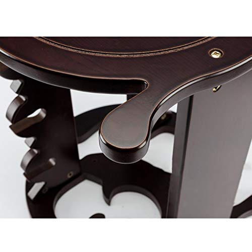Soporte para botellas de vino de madera maciza 33x27x28cm miniatura 6