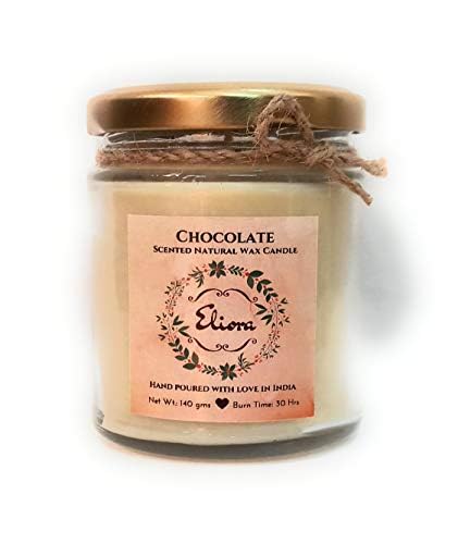 Eliora Wax Scented Natural Wax Candle, Pack of 1, Chocolate