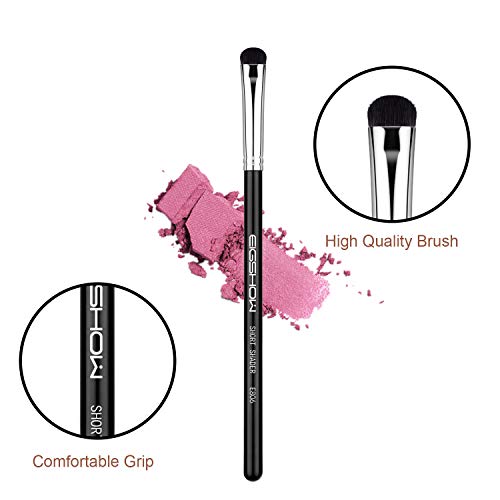 Eyeshadow Smudge Brush Short Shader Precision Makeup Brush High-End Small Eyeshadow Brush For Creasing & Cat Eye Makeup Look - Premium Quality - Cruelty Free #TOP1