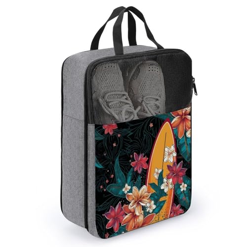 Sac à chaussures imprimé planche de surf idéal pour la plage - 3