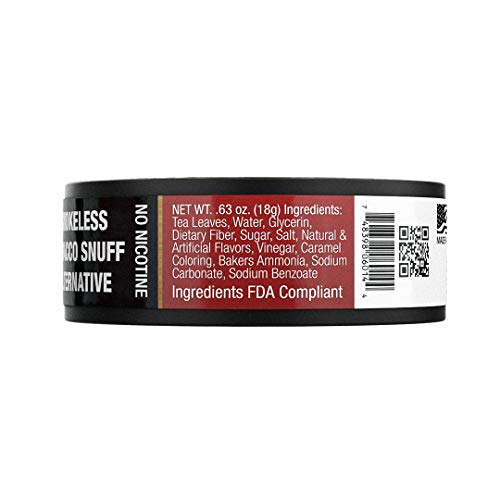 BaccOff, Original Straight Pouches, Premium Tobacco Free, Nicotine Free Snuff Alternative (10 Cans)