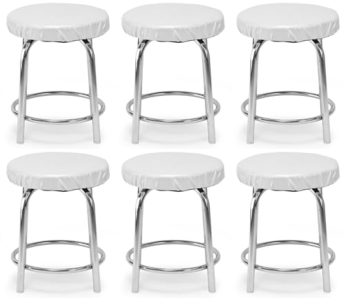 Image of GOYALSON Durable Doctor Medical Stool for Office Home with Comfortable Cushion seat (White, 6)