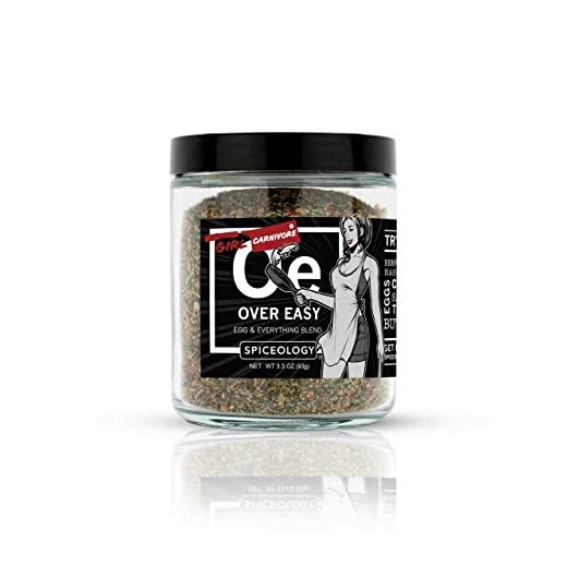 Spiceology & Girl Carnivore - Over Easy: Egg & Everything Seasoning - All-Purpose Breakfast Spice Blend - Use On: Beef, Potatoes, Hashbrowns, Eggs, Chicken, Sausage, Toast, Butter or Pork - 3.3 oz