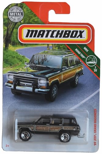 Matchbox 89 Jeep Grand Wagoneer escala 1:64 negro miniatura 1