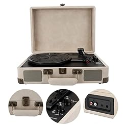 TAISK Tourne-Disque Vinyle Bluetooth, Prend en Charge la Sortie Ligne RCA, Bluetooth 4.2, Tourne-Disque phonographe… - Les Beatles, Paul McCartney, John Lennon, RIngo Starr, George Harrison TAISK Tourne-Disque Vinyle Bluetooth, Prend en Charge la Sortie Ligne RCA, Bluetooth 4.2, Tourne-Disque phonographe… – Image 6