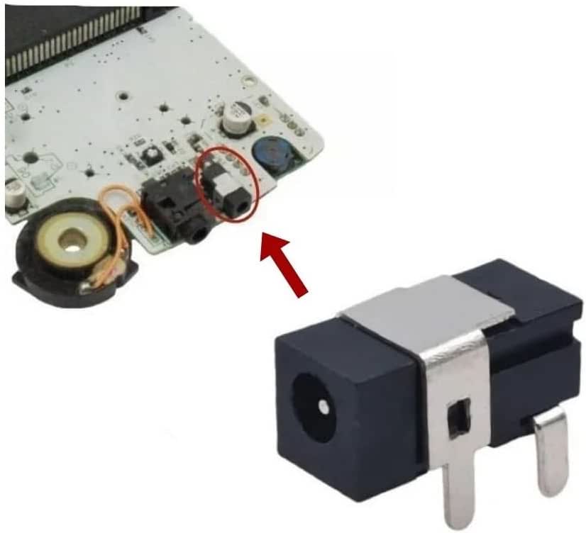 KSSA 互換品 ゲームボーイライト/ゲームボーイカラー/ゲームボーイポケット DCジャック 3V ACアダプター 電源 接続口 コネクター 交換 修理 部品 パーツ 1個