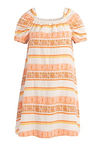 Robe d'été femme Isha Trade en tissu fluide et col V pour un look élégant