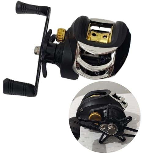 CARRETILHA DE PESCA ESPORTIVA, DRAG AK 200 6 KG 19 ROLAMENTOS AK200 DIREITA AZUL OU AMARELO, CARRETE