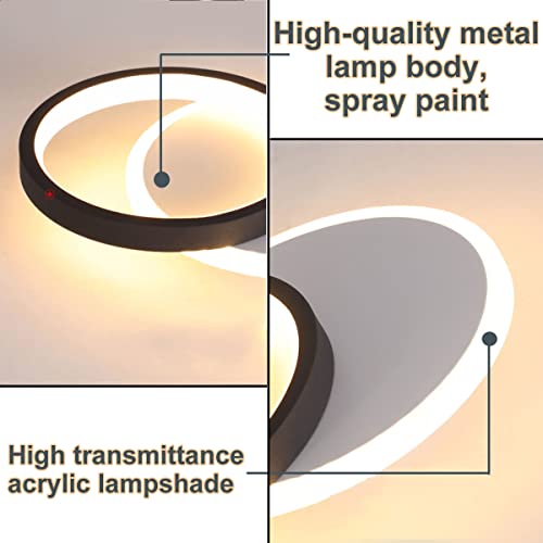 ZTWLEED Indoor LED Wall Lamp, 16W Color Temperature Adjustable 3000K/6000K/4000K - Image 4