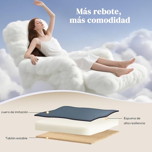 HOMCOM Sillón Relax Eléctrico Reclinable Levanta Personas, Sillón Elevador, con Respaldo Alto, Control Remoto, Reposapiés, Acolchado Grueso, Tapizado en PU, Bolsillos Laterales, Azul Oscuro - imagen 6