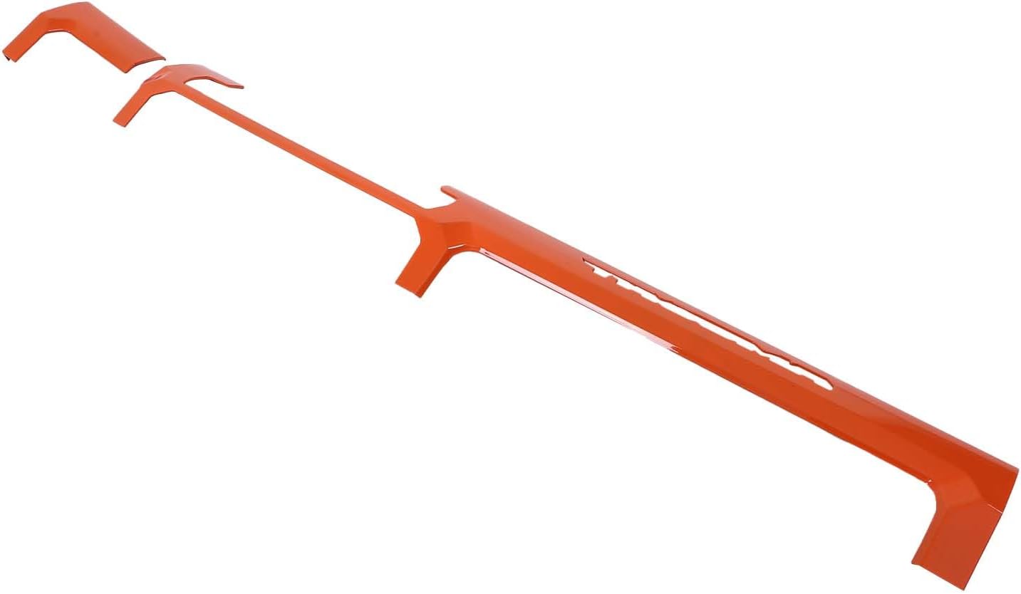 Daeiclru Dashboard Panel Cover Compatible with Toyota Tacoma 2024 2025, Center Console Trim Cover Dashboard Control Panel Cover Decorative Accessories (Only Fit SR, SR5) (Orange)