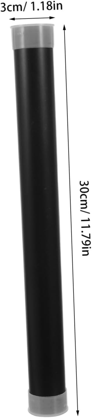 10pcs Black Plastic Poster Mailer Tube with Caps for Blueprints