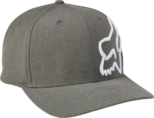 Fox Racing Mens Clouded Flexfit 2.0 Hat, Grey/White, Large-X-Large Us #TOP21