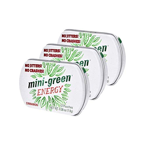 Mini-Green Energy Natural, Organic Energy Boost Pouches, Cinnamon Flavor, 3-Pack