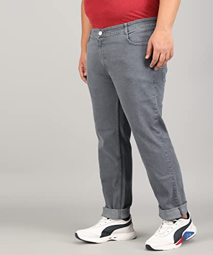 Image of STUDIO NEXX Regular Fit Cotton Lycra Blend Black Jeans