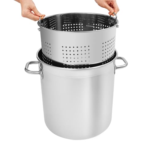 37Qt Stainless Steel Seafood Boil Pot