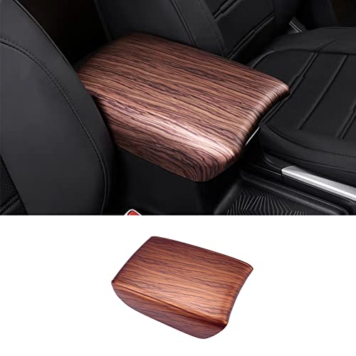 TKREENO Car Interior Center Armrest Box Cover Console Box Protect Decorate Covers Auto Accessories for Honda CRV CR-V 2017 2018 2019 2020 2021 2022 (Peach Wood Grain)