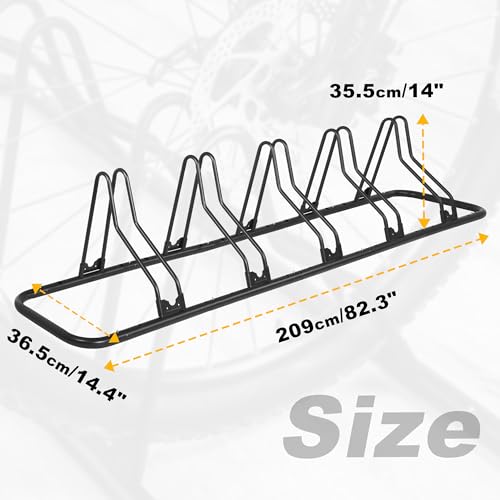 image for CyclingDeal Bicycle Floor Parking Rack Stand - for Mountain MTB Road B