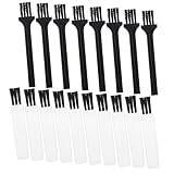 Petites brosses de nettoyage : son matériau est de et doux pour la peau, durable et confortable pour l'épilation des poils cassés, brosse de rasage de barbe de salon de coiffure
