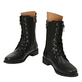 Black Ankle Boots For Women 2026,Arch Support Lace Up...