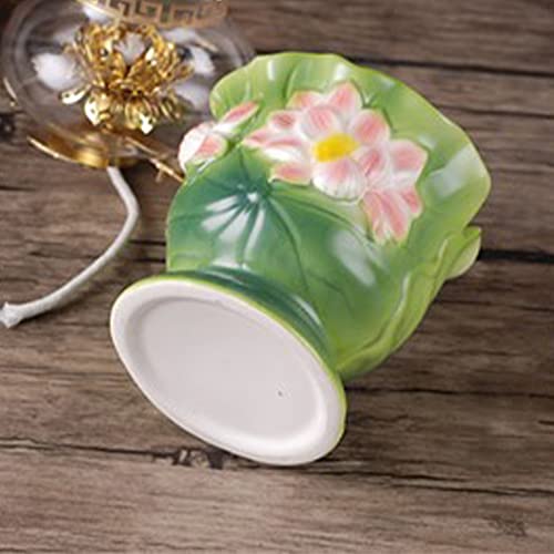 Classical Windproof Ghee Lamp Antique Transparent Lampshade Household Hurricane Lamp Liquid Lotus Lamp Holder Craft Oil Lamp Alloy Oil Lamp For Study Restaurant Office #TOP3